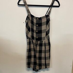 Hollister Monochrome Striped romper